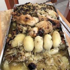 Cuisse de poulet et Pomme de terre au Four