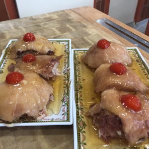 Joue de porc cuit