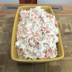 Salade ananas carottes et surimi